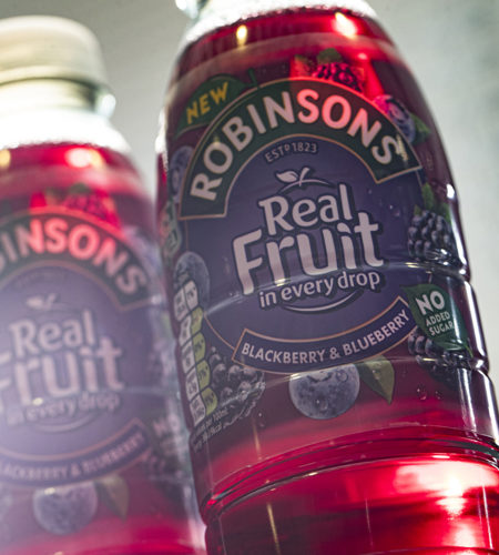 Robinsons ready to drink launches new Blackberry & Blueberry flavour