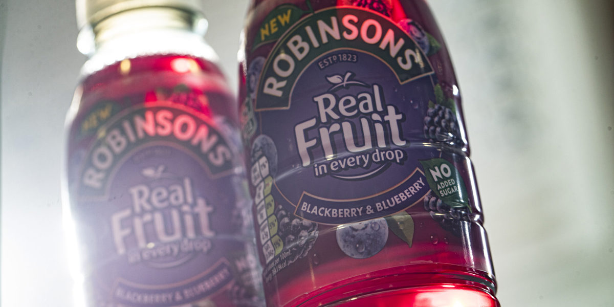 Robinsons ready to drink launches new Blackberry & Blueberry flavour