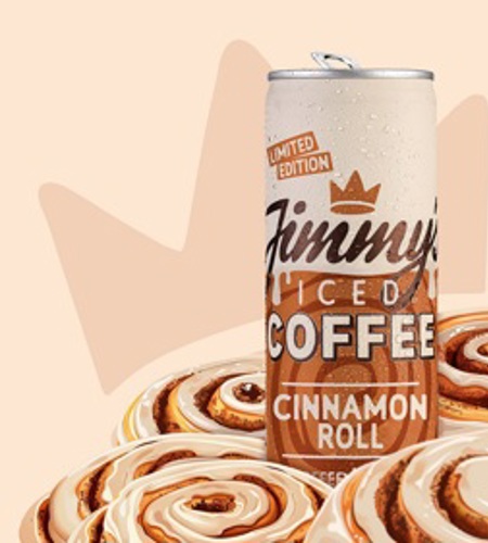 Jimmy's Iced Coffee launches new seasonal Cinnamon Roll flavour