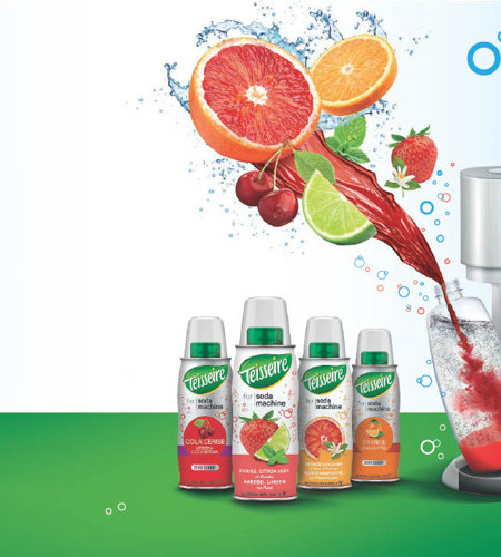 Teisseire launches new syrups for soda machines in Belgium