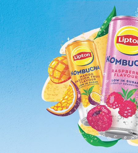 Lipton brings a burst of flavour to the kombucha market