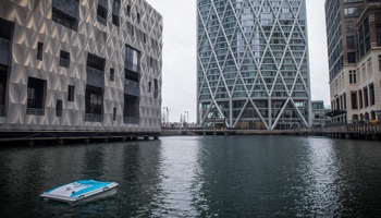 Aqua Libra launches London’s first WasteShark to eliminate plastic from Canary Wharf’s waterways