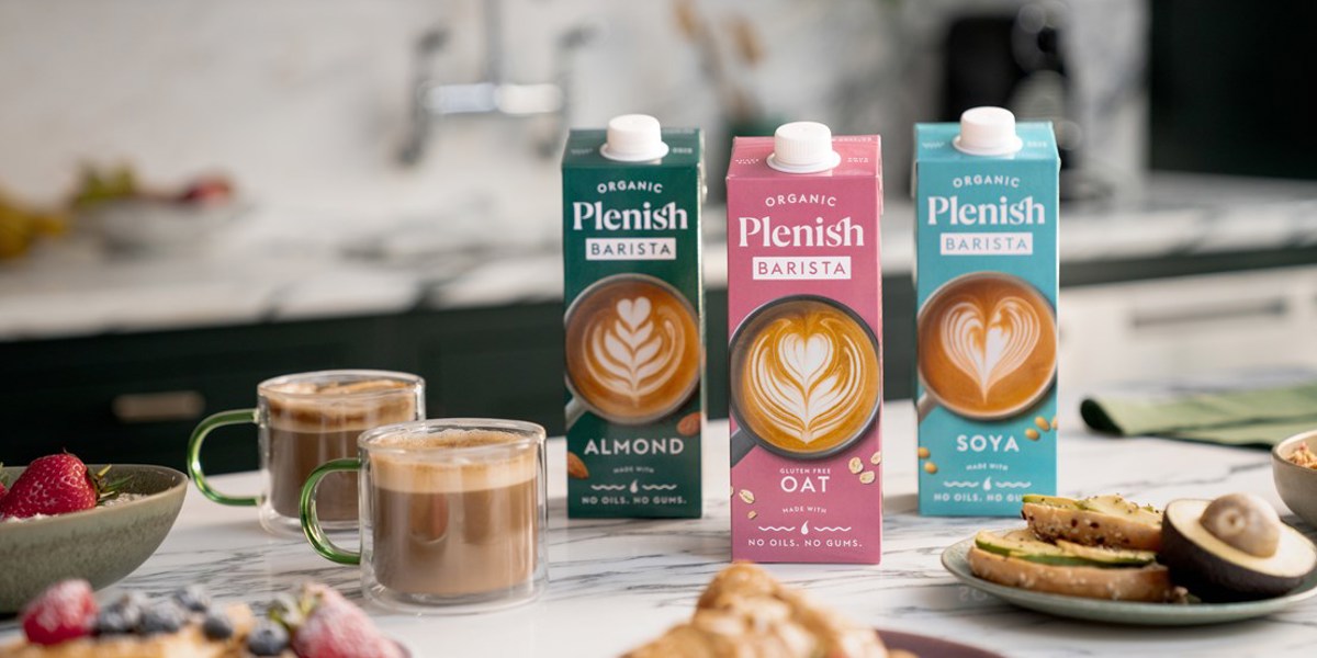 Industry first as Plenish launch UK's only Barista M*lk range free from additives