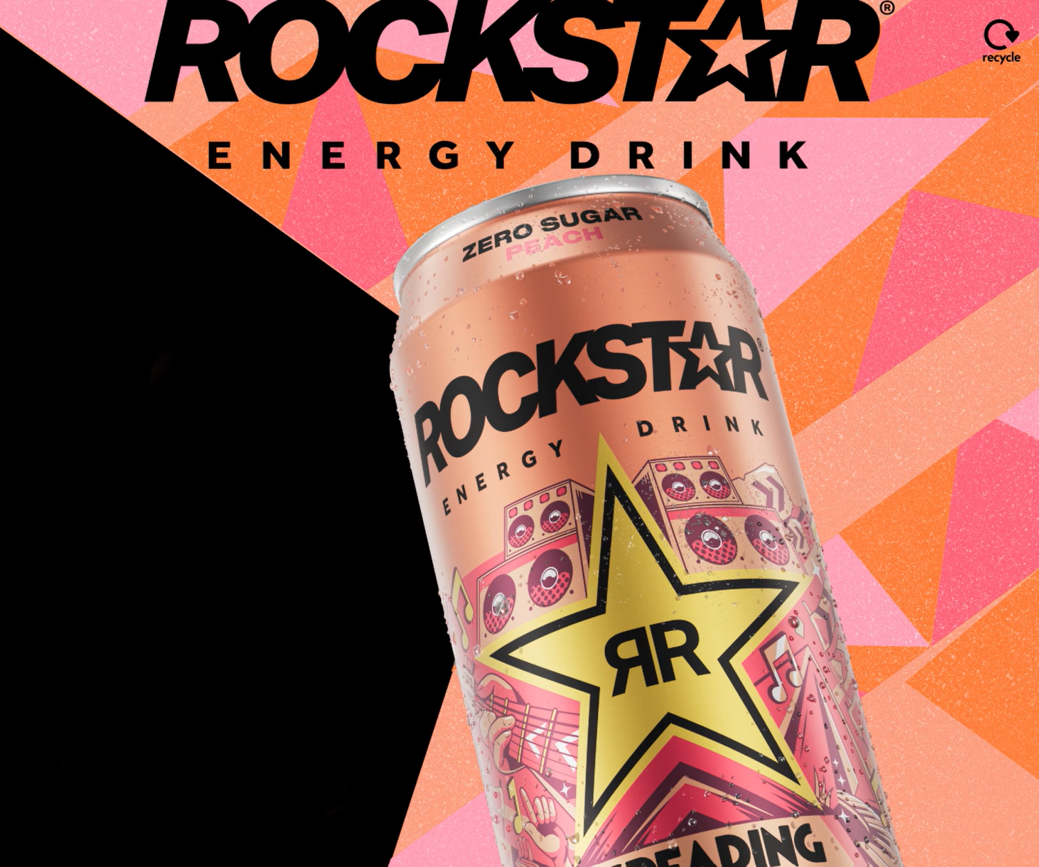 Turn up the flavour with new Rockstar Energy Zero Sugar Peach