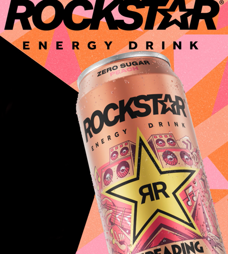 Turn up the flavour with new Rockstar Energy Zero Sugar Peach